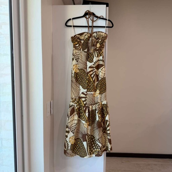 Farm Rio Sand Shell Mix Maxi Dress - Picture 5 of 8